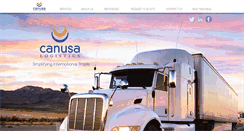 Desktop Screenshot of canusalogistics.com